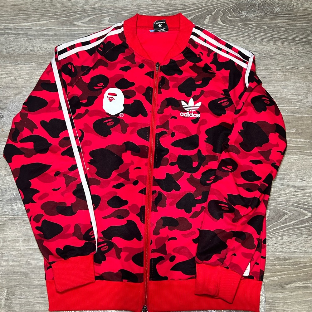 BAPE X ADDIDAS TRACK JACKET